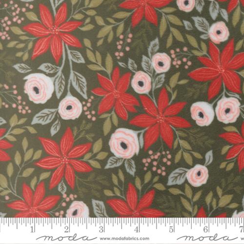 Christmas Eve Wintergreen Quilting Cuddle Fabric