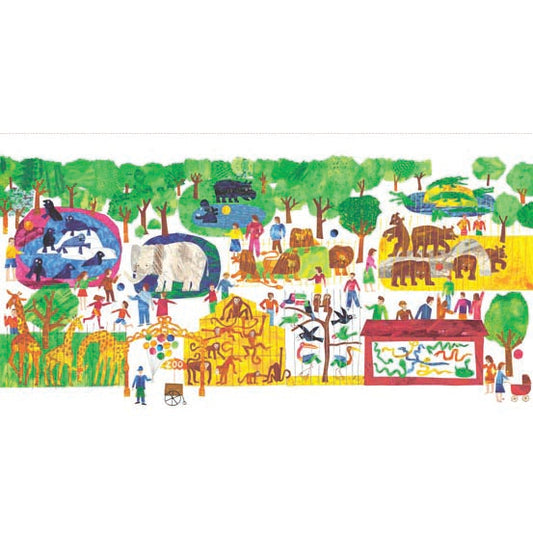 Zoo Fabric Panel from the A Very Hungry Caterpillar collection by Eric Carle for Andover Fabrics #77