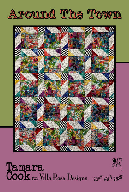 Villa Rosa Paper Pattern for Quilts