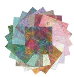 Bali Dot Craze 10x10 Batik Layer Cake