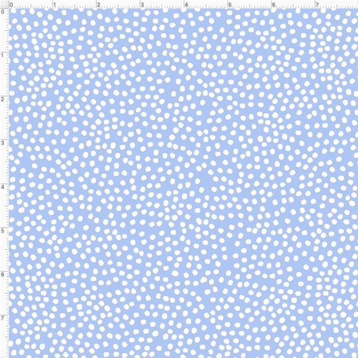Bitty Blue Dots Fabric by Loralie Designs *