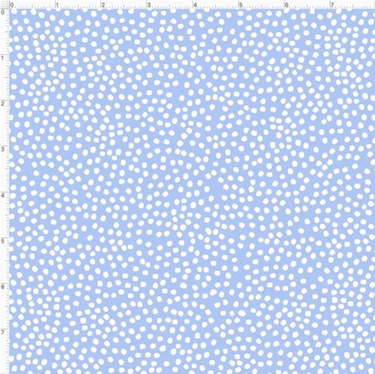 Bitty Blue Dots Fabric by Loralie Designs *