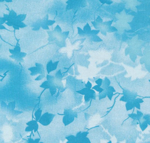 Sky Blue Ivy Wide Backing Fabric *