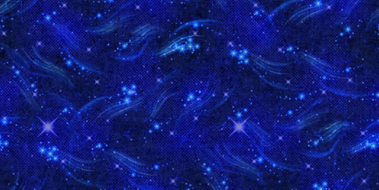 Blessings Starry Night Cotton Quilting Fabric