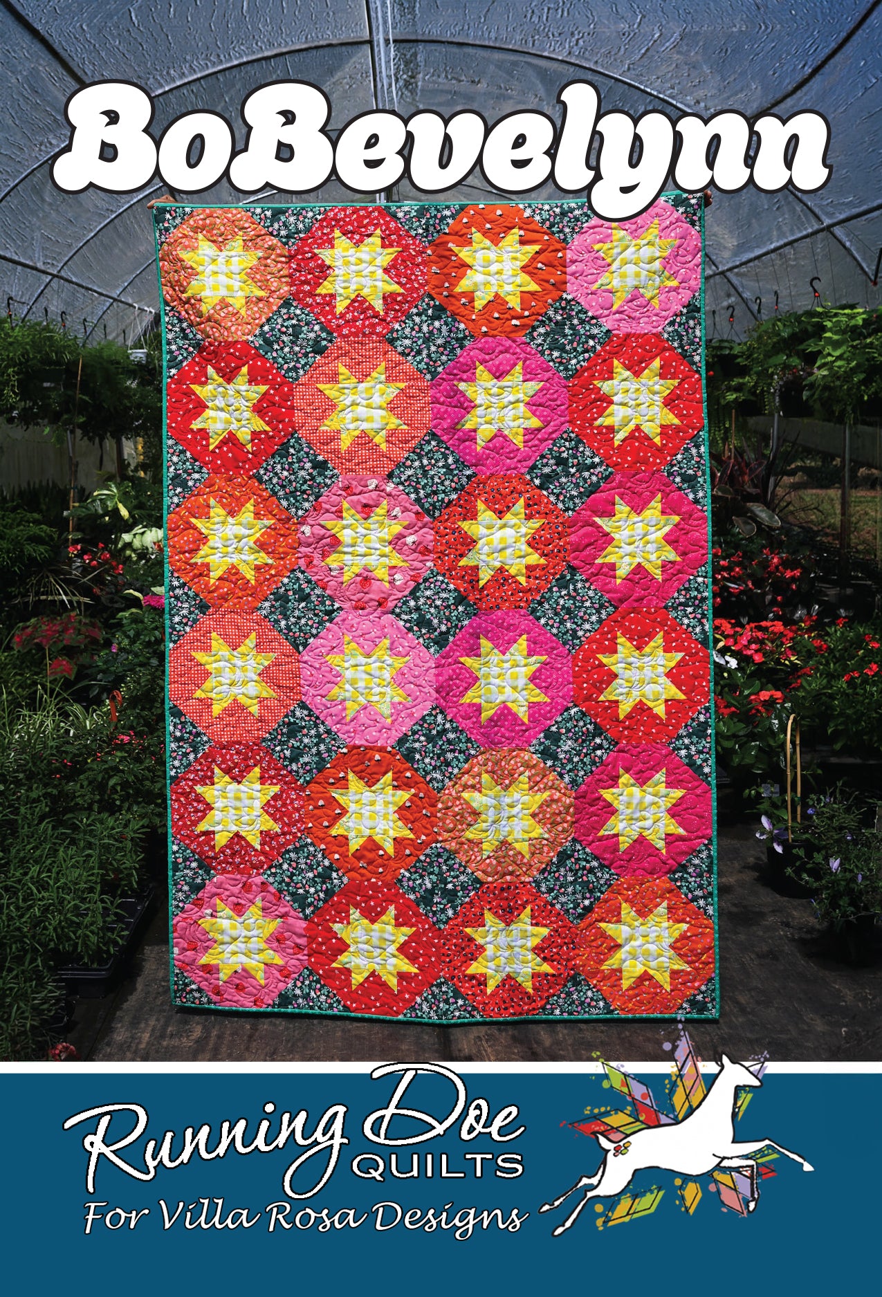 Villa Rosa Paper Pattern for Quilts