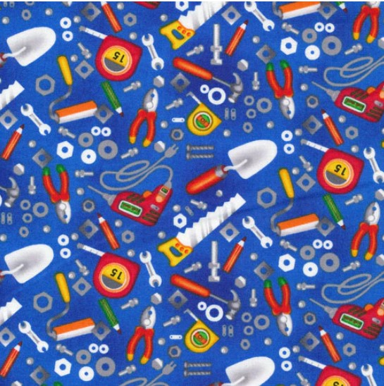 Building Construction Tools Cotton Fabric *