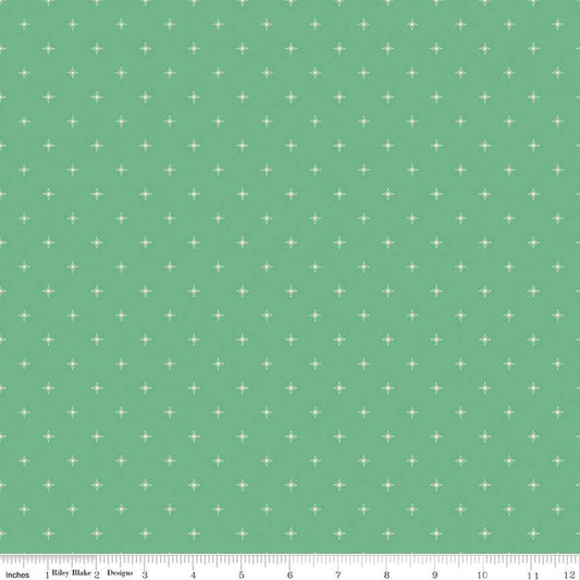 Wildwood Wander Compass Green Fabric *