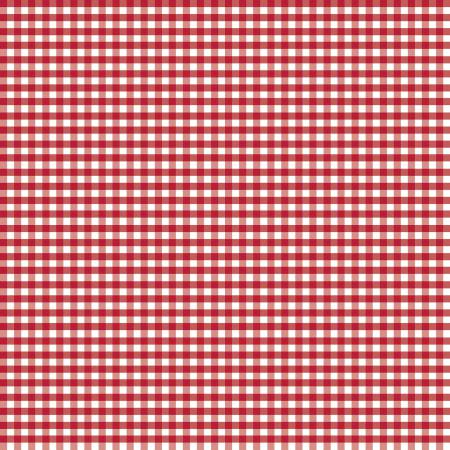1/8 inch Small Gingham Red cotton fabric *
