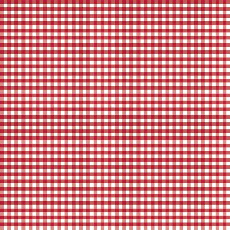 1/8 inch Small Gingham Red cotton fabric