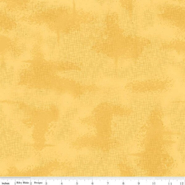 Shabby Shades grunge Color Maize Golden Yellow cotton fabric by Lori Holt for Riley Blake