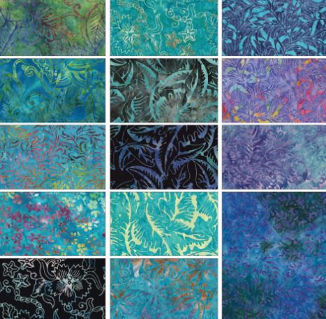 Bali Calypso Strip-pies Jelly Roll 2 1/2" Strips