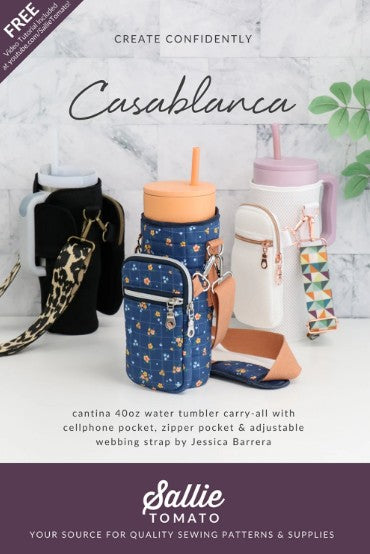 Casablance Bag / Water Bottle Pattern