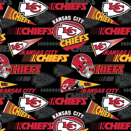 Kansas City Chiefs Football Cotton Fabric *