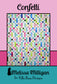 January 2024 PDF Quilt Pattern Collection of 5 digital patterns by Villa Rosa Designs, including Ballyhoo, Confetti, Creme Fraiche, Fable, Morse Code