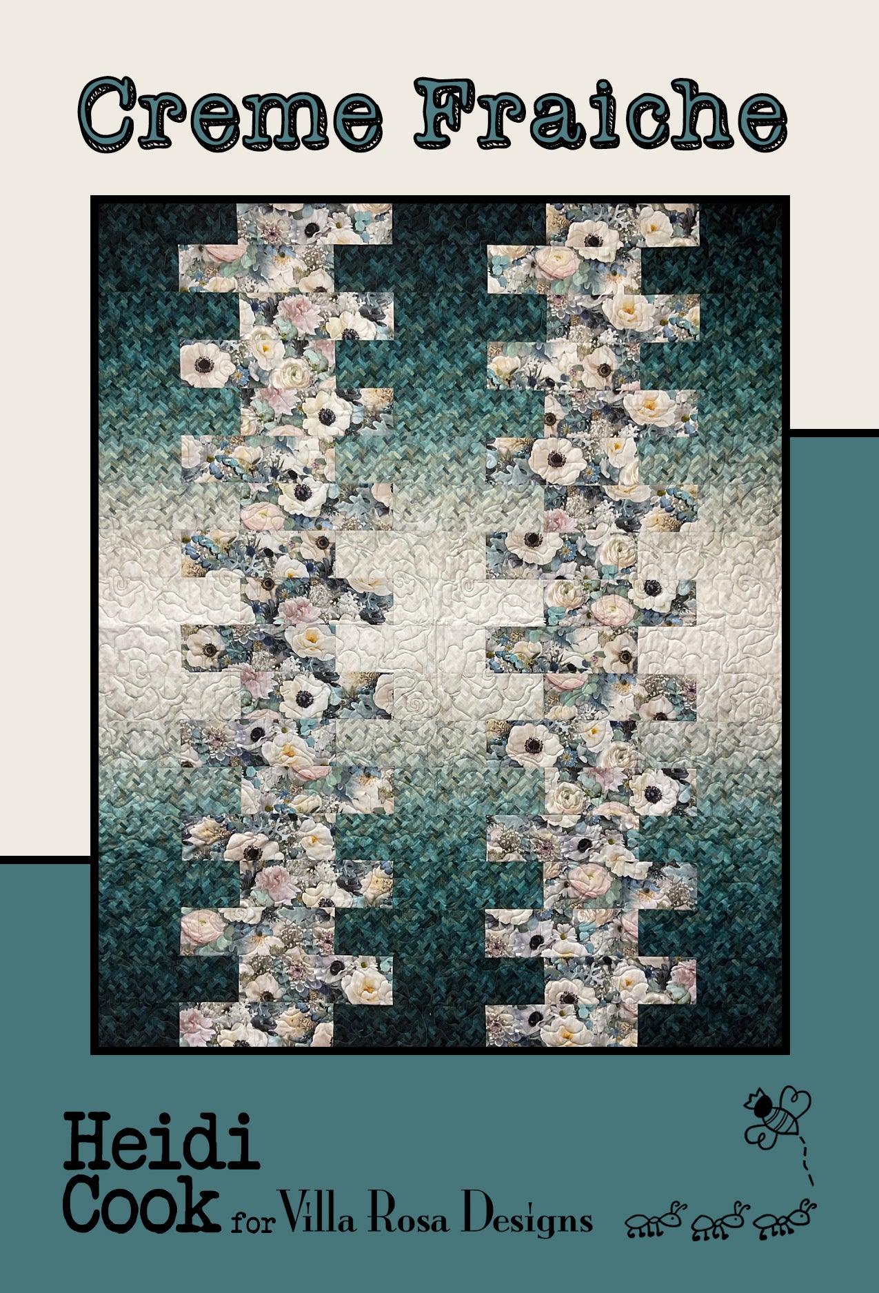 January 2024 PDF Quilt Pattern Collection of 5 digital patterns by Villa Rosa Designs, including Ballyhoo, Confetti, Creme Fraiche, Fable, Morse Code