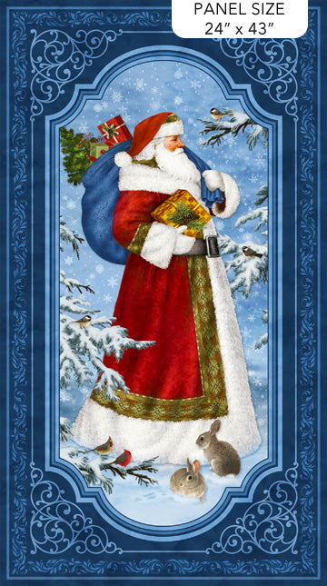 St Nicholas Christmas Fabric Panel by Northcott