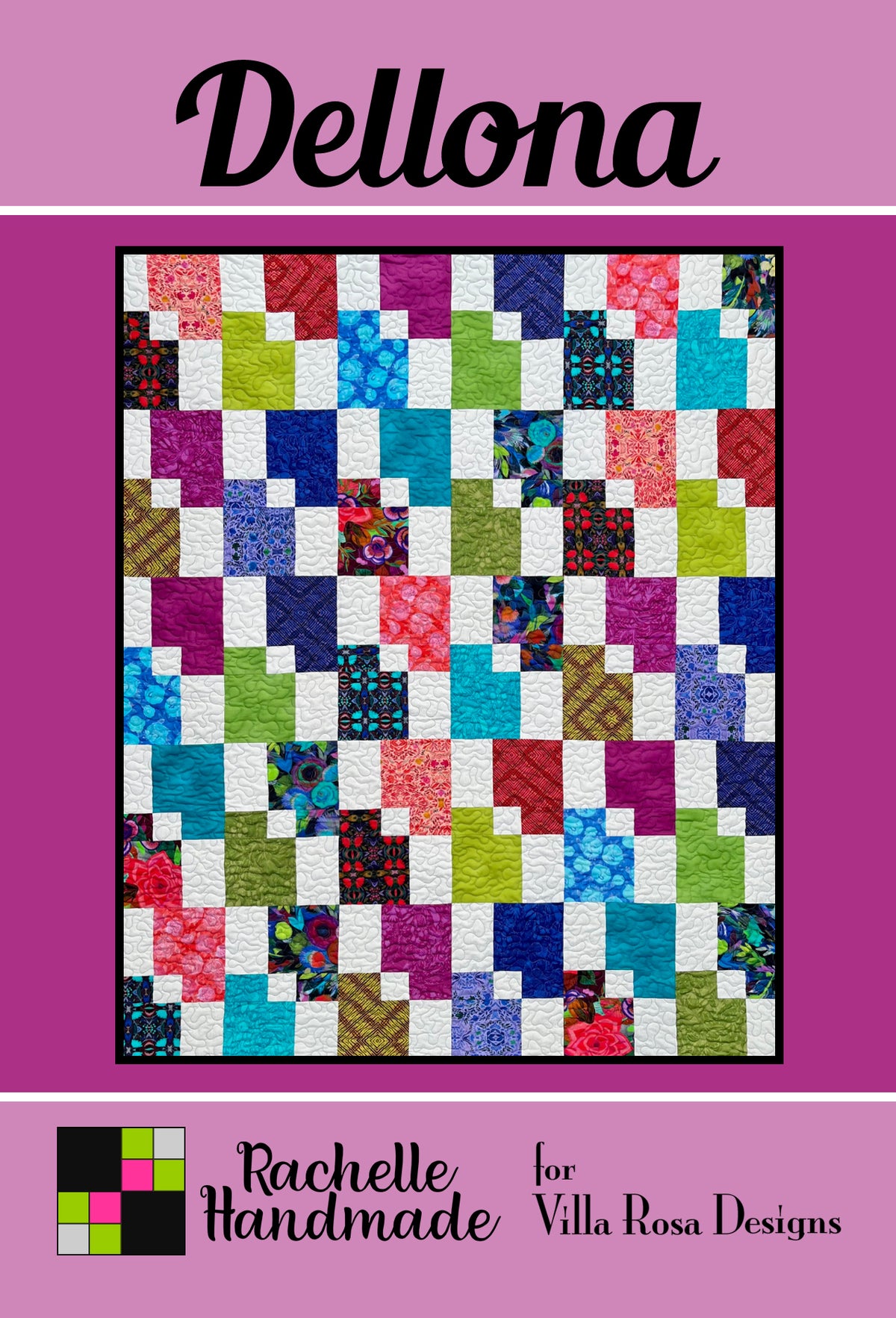 Villa Rosa Paper Pattern for Quilts