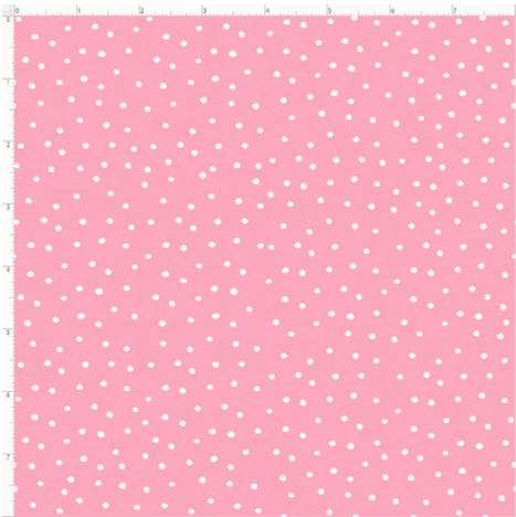 Pink Dinky Dots Cotton Fabric