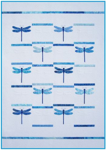 Dragonfly PDF Download Quilt Pattern by Amy Bradley