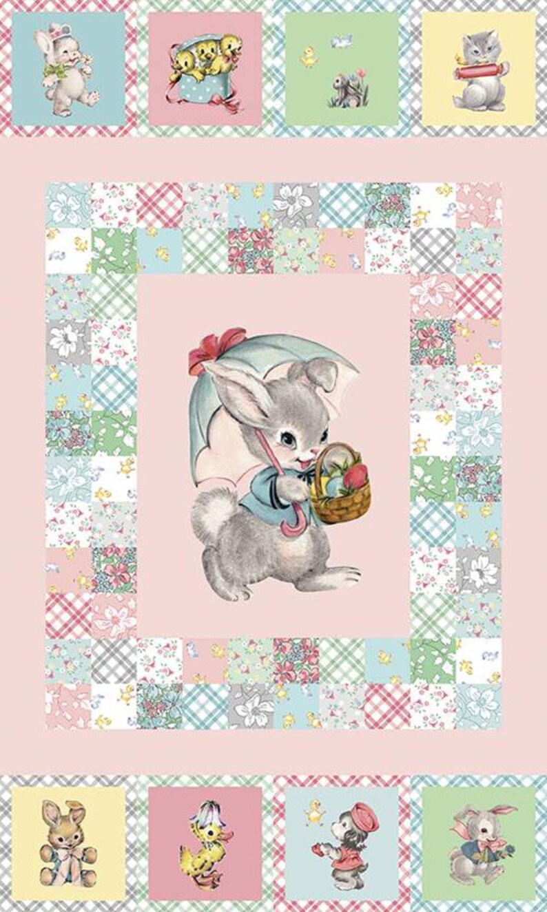 Easter Parade Fabric Panel