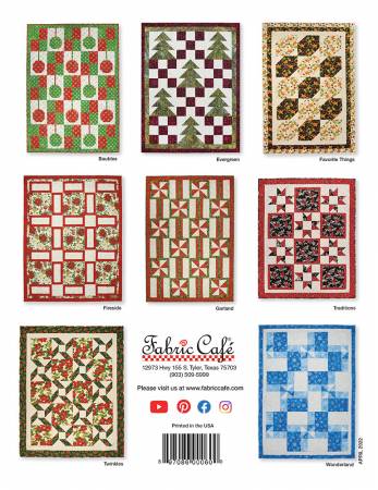 Make it Christmas 3 Yard Quilts Pattern Book by Donna Robertson for Fabric Cafe