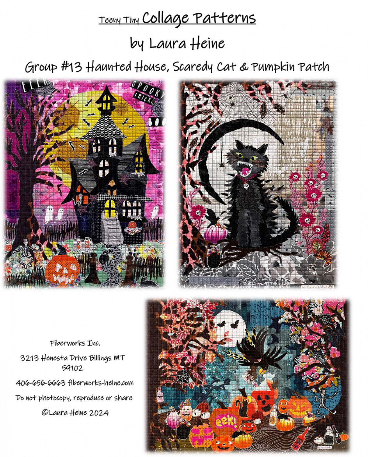 Teeny Tiny Group #13 Haunted House, Scaredy Cat, Pumpkin Patch by Laura Heine