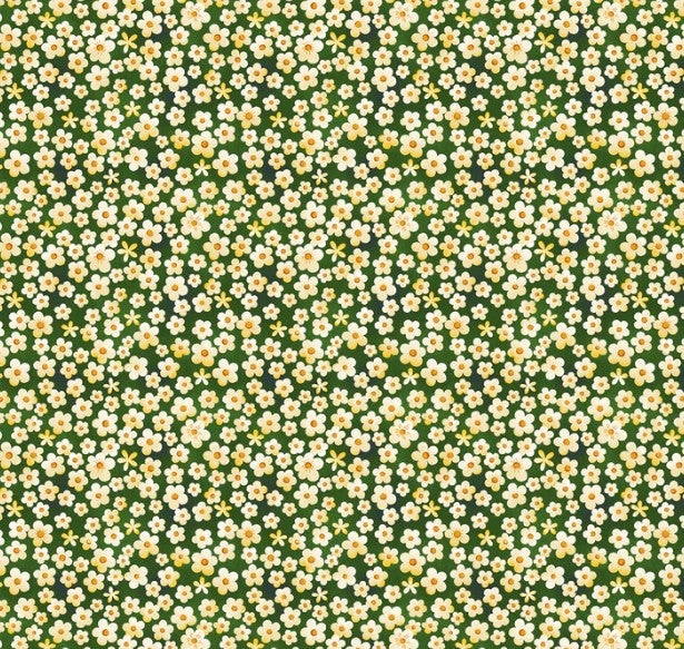 Falling Flowers Cotton Fabric