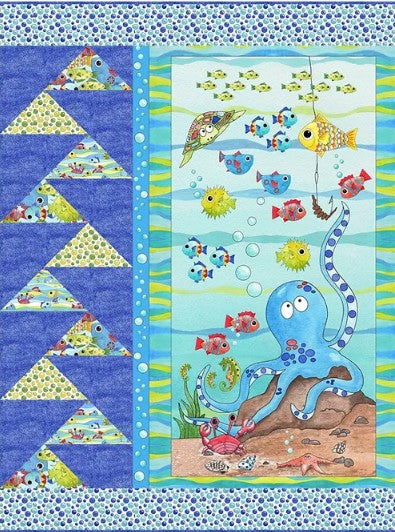 Flight Up Octopus PDF Quilt Pattern by Quilting Renditions