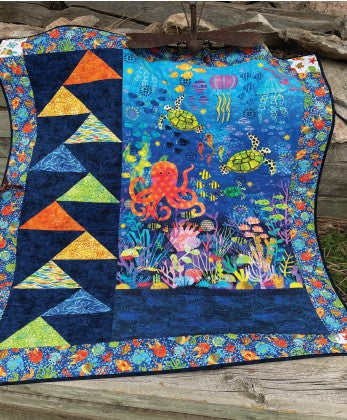 Flight Up Octopus PDF Quilt Pattern by Quilting Renditions