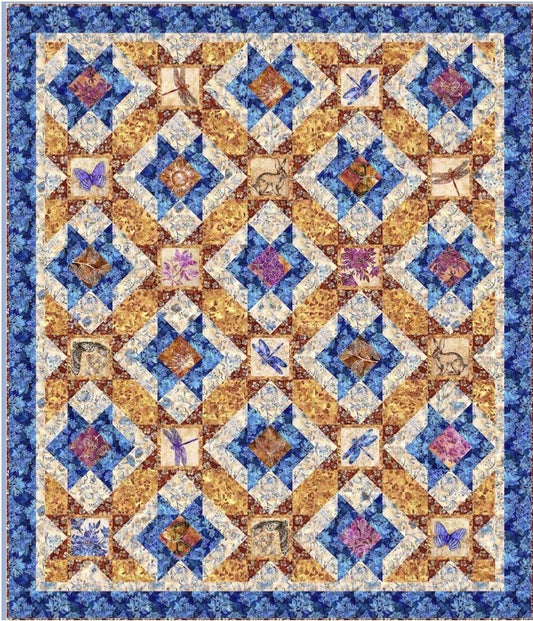 Floraluna Quilt Pattern by Pine Tree Country Quilts