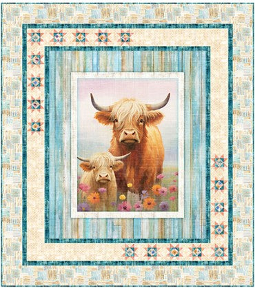 Udderly Adorable Highland Cow Quilt Pattern