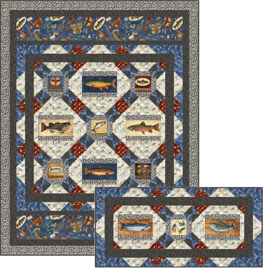 Fresh Catch Quilt Pattern by Pine Tree Country Quilts