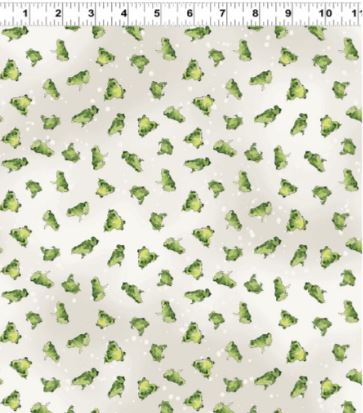 Toil and Trouble Frogs Cotton Fabric