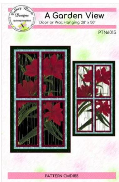 Winter Garden - A Garden View Pattern for Wall / Door Hanging by Northcott