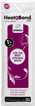Heat N Bond Lite 17in x 1 1/4yd