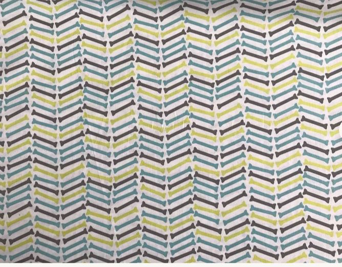 Herringbone Dog Bone Cotton Fabric