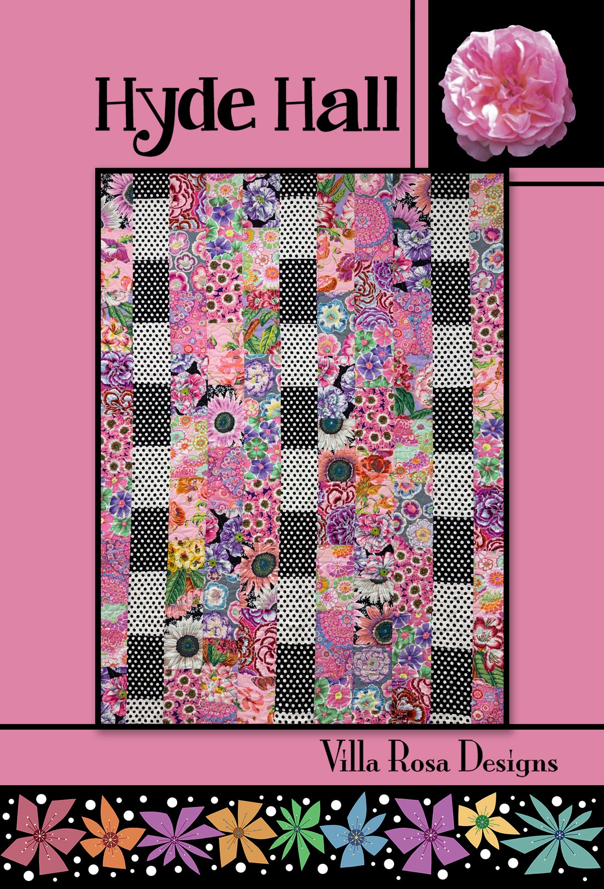 Villa Rosa Paper Pattern for Quilts