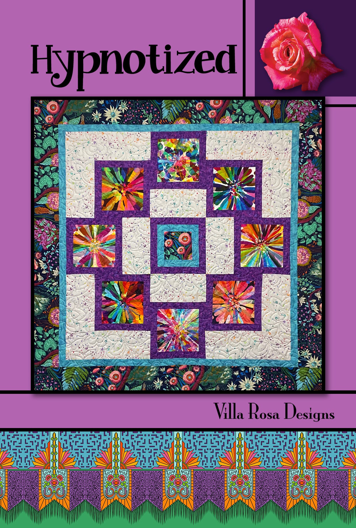 Villa Rosa Paper Pattern for Panels