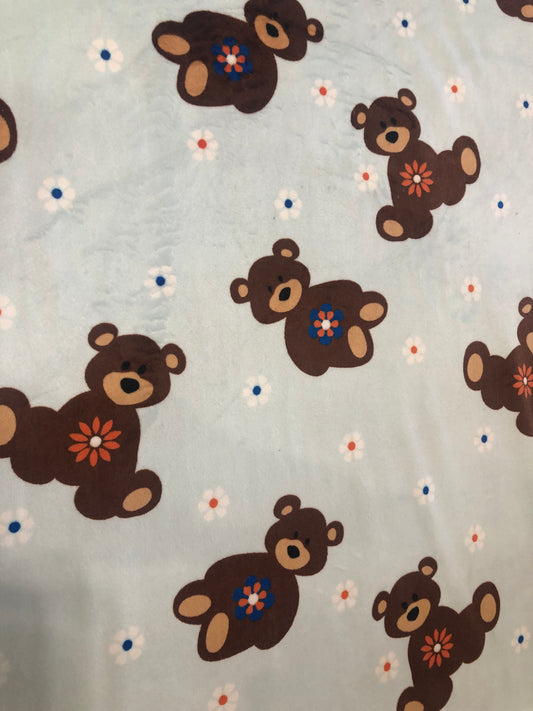 Poly Velboa Bear 100% Polyester Fabric