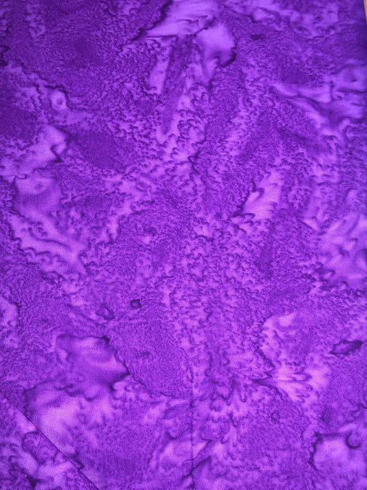 Amethyst Purple Marble Batik Fabric *