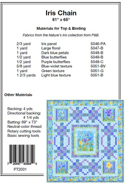 Iris Chain PDF Download Quilt Pattern by Pine Tree Country Quilts