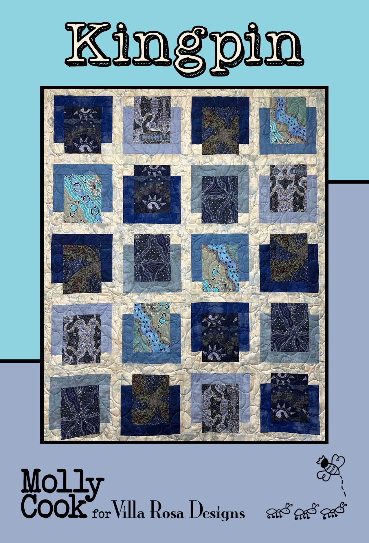 June 2024 PDF Quilt Pattern Collection of 5 digital patterns by Villa Rosa Designs, including Hollandale, Hoppy Scotch, Kingpin, Nevada, and S'mores