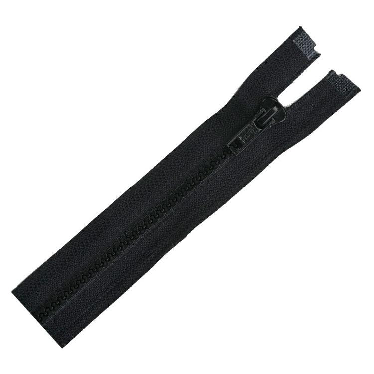 Separating Black Molded Zipper 24" F4324 2 Coats & Clark#2