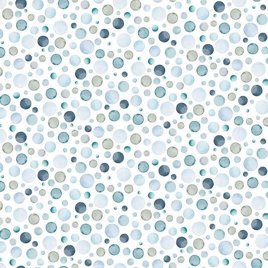 Let's go on an adventure Bubbles Cotton Fabric