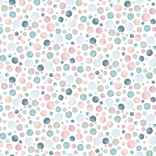 Let's go on an adventure Bubbles Cotton Fabric