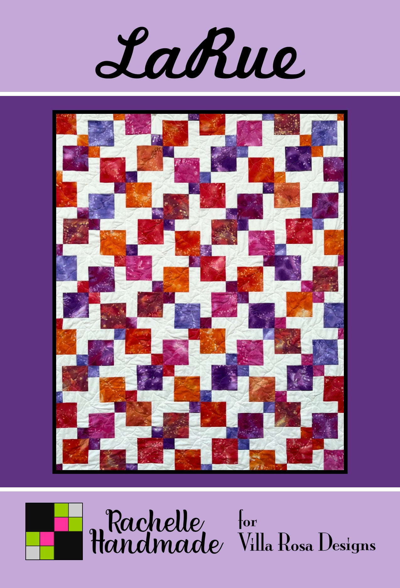 Villa Rosa Paper Pattern for Quilts