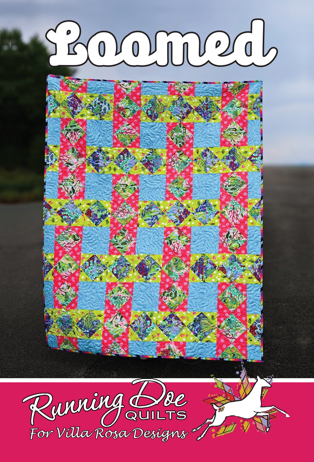 Villa Rosa Paper Pattern for Quilts