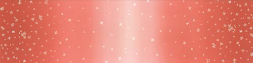 Ombre Bloom Persimmon Cotton Fabric