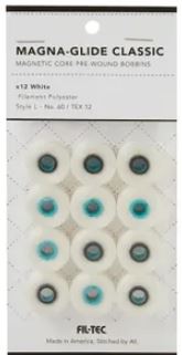 Magna-Glide Classic - 12 Pack - Style L White - 60372