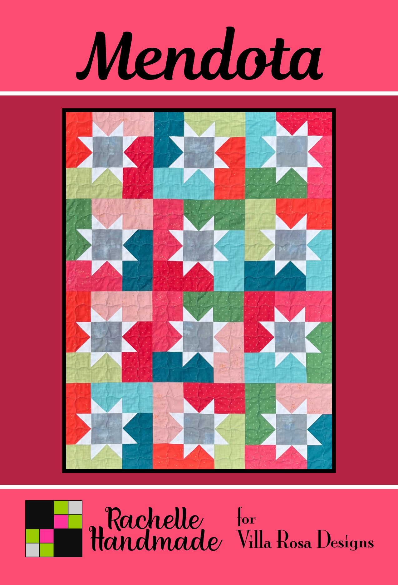 Mendota PDF Quilt Pattern by Villa Rosa Designs